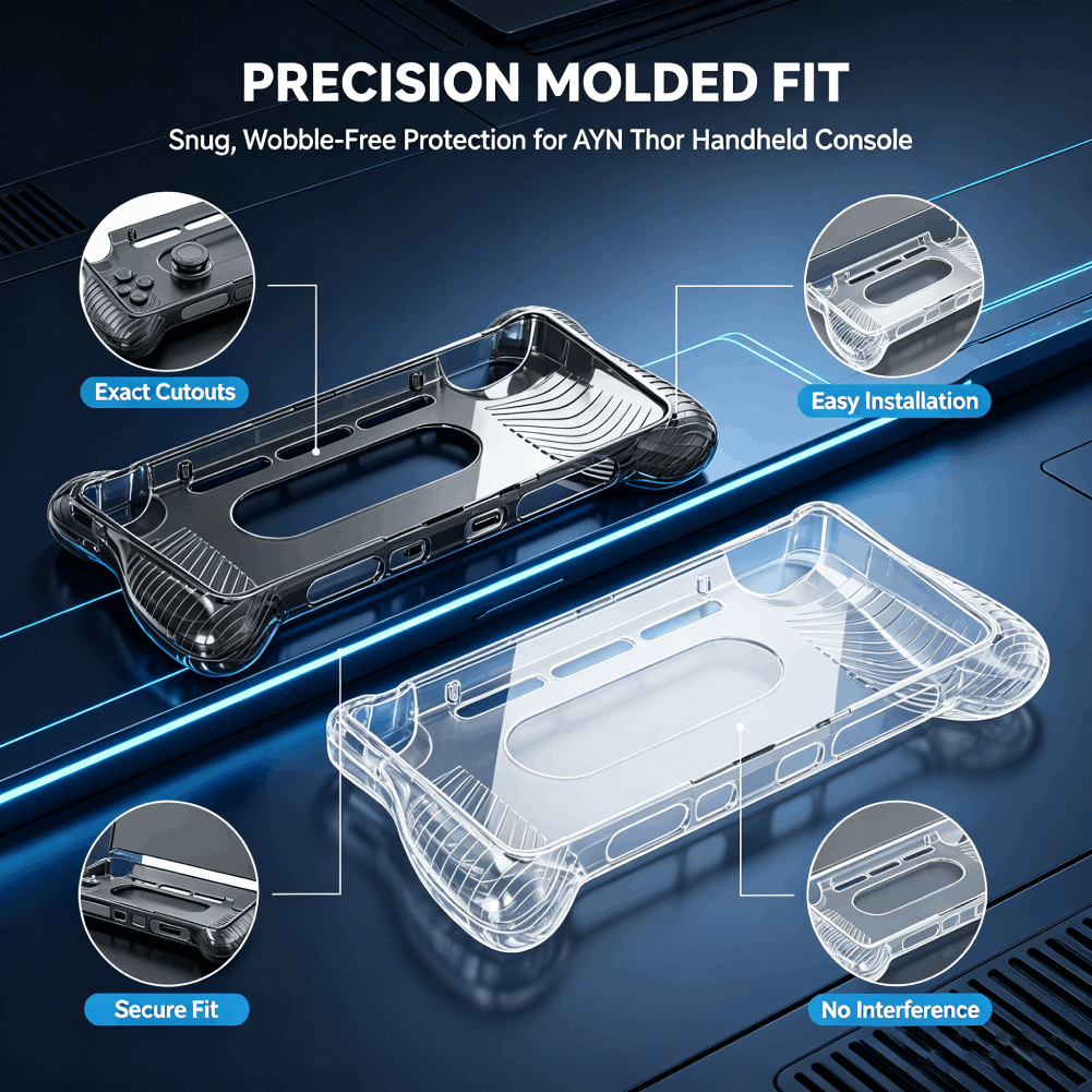 Pc Gaming Handheld Console - Clear PC Protective Case For AYN