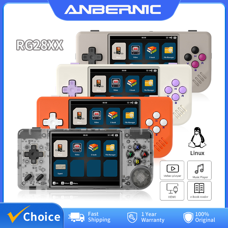 Pc Gaming Handheld Console - ANBERNIC RG28XX Handheld Game Console 2.83