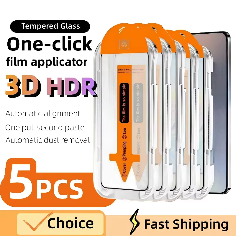 Gaming Console X6 - 1-5PCS Easy Install Screen Protector For