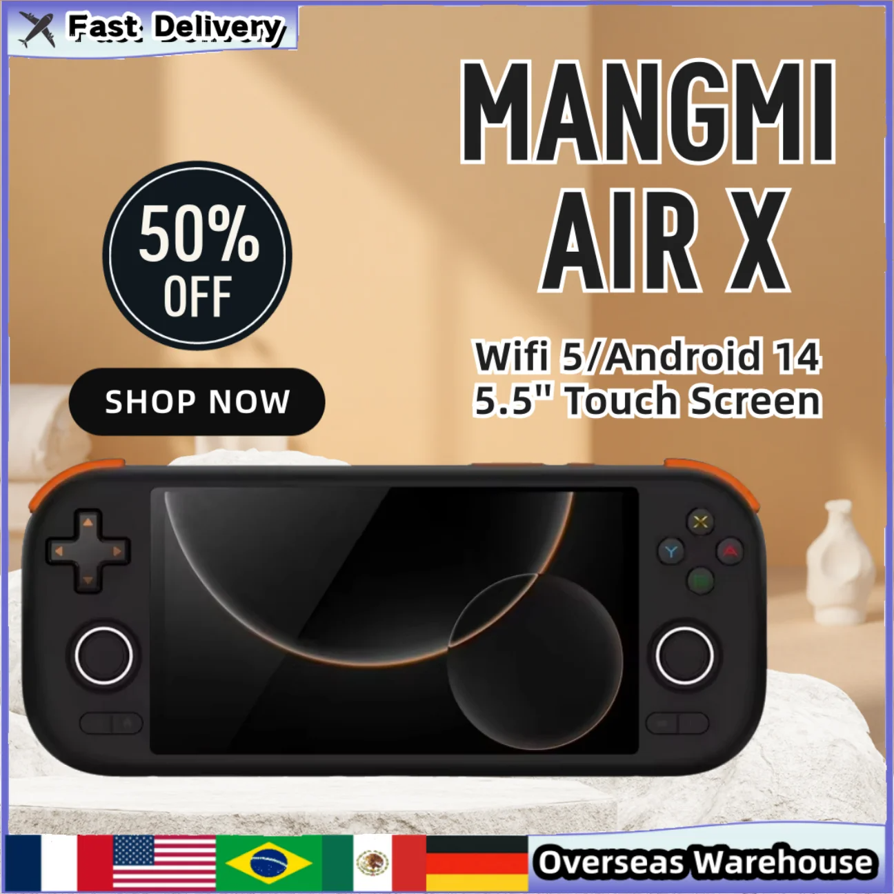 Pc Gaming Handheld Console - MANGMI AIR X Handheld Game Console
