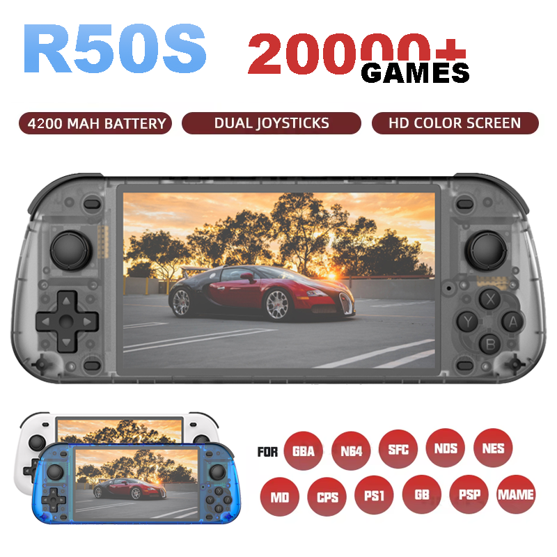 Pc Gaming Handheld Console - NEW 5.1 Inch R50S Retro Games