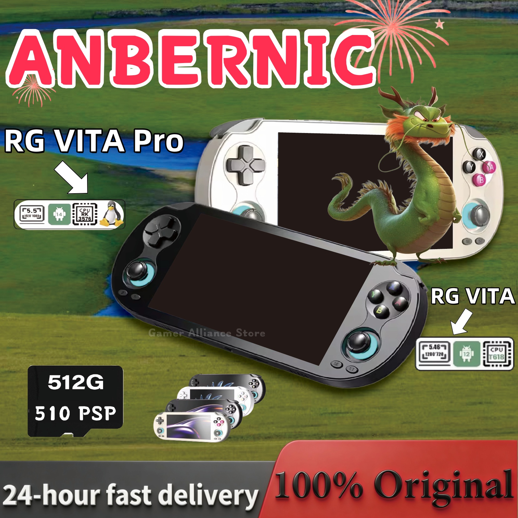 Pc Gaming Handheld Console - ANBERNIC RG VITA RG VITA Pro