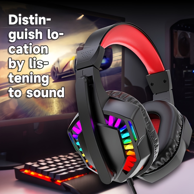 Headset Gaming Console - A66,Wired headphones, gaming headphones, computer headphones,