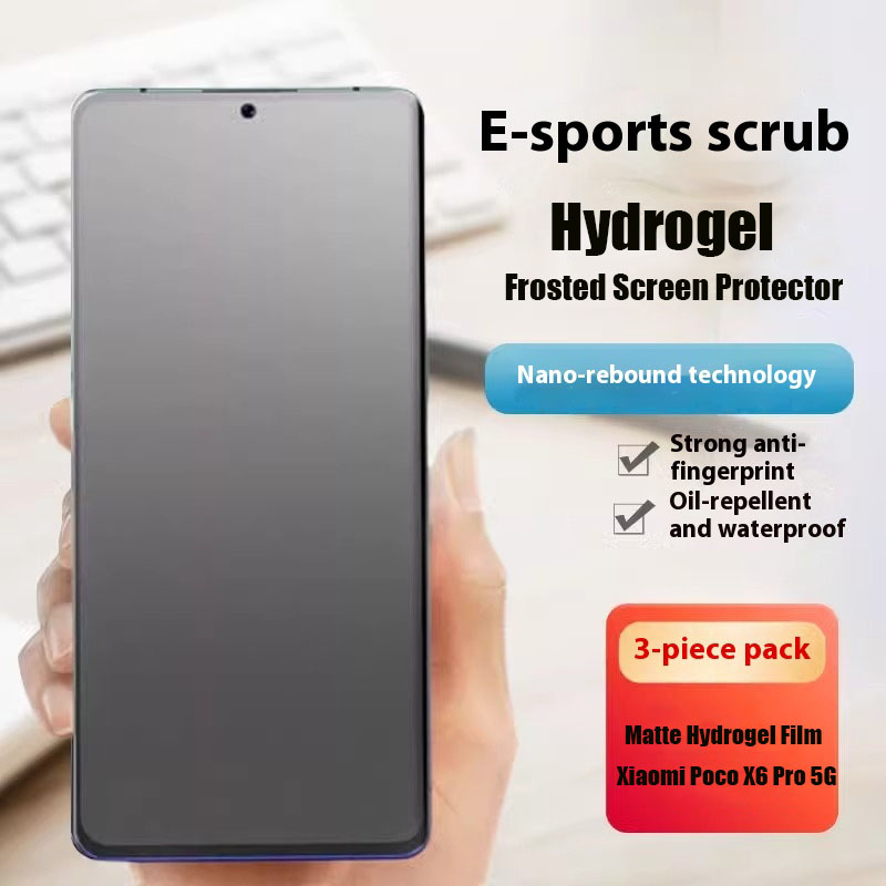 Gaming Console X6 - 3Pcs 3D Clear Matte Hydrogel Film