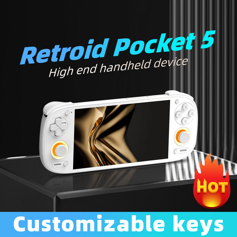 Pc Gaming Handheld Console - Retroid Pocket 5 SD865 5.5-inch Oled