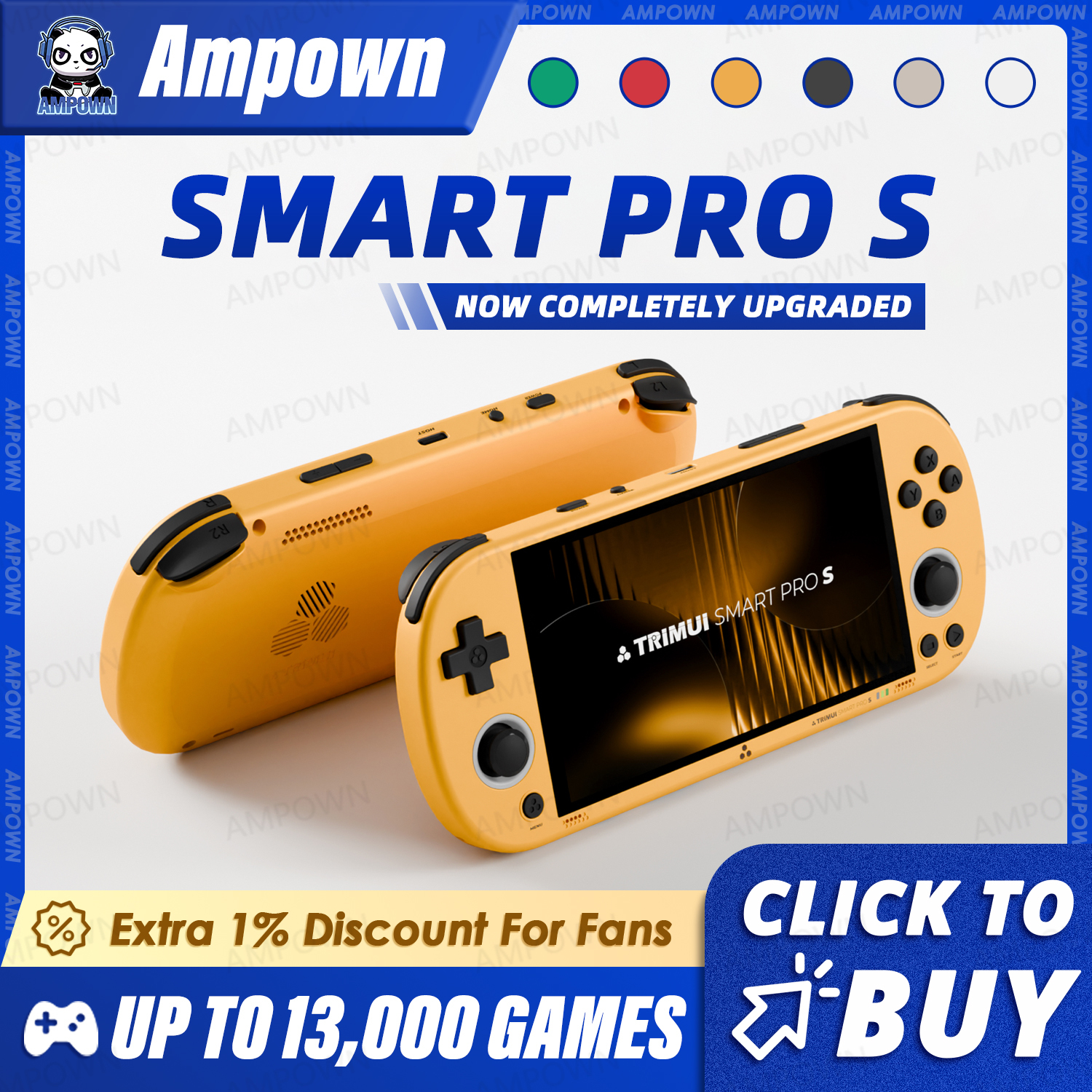 Pc Gaming Handheld Console - TRIMUI SMART PRO S Handheld Game