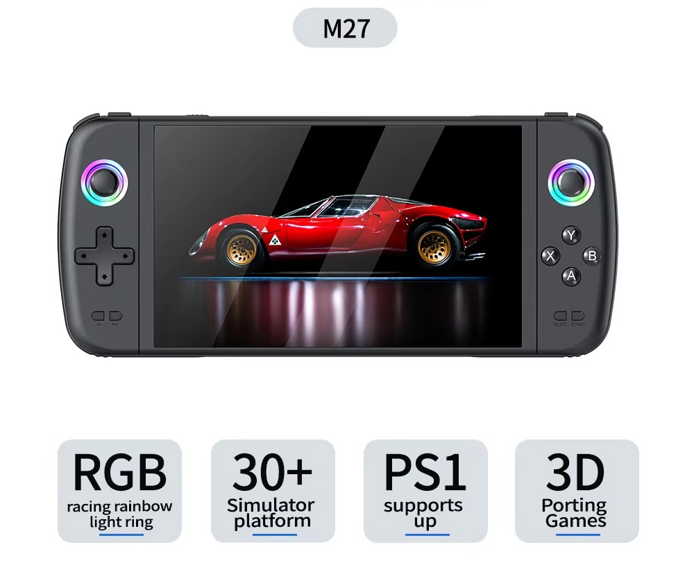 M27 7 Inch Handheld Game Conso - Console Gaming Hand のレビューと価格