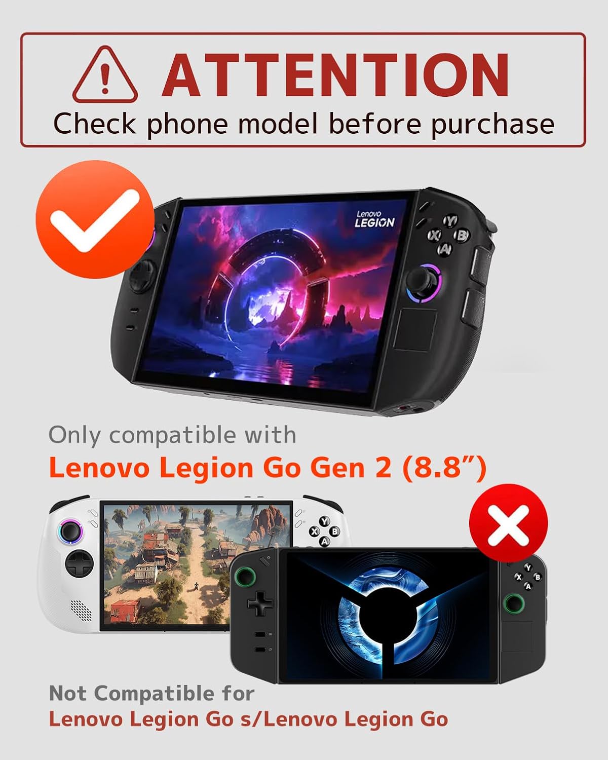 Soft TPU Protective Case for L - Gaming Console Lenovo Legion Go のレビューと価格