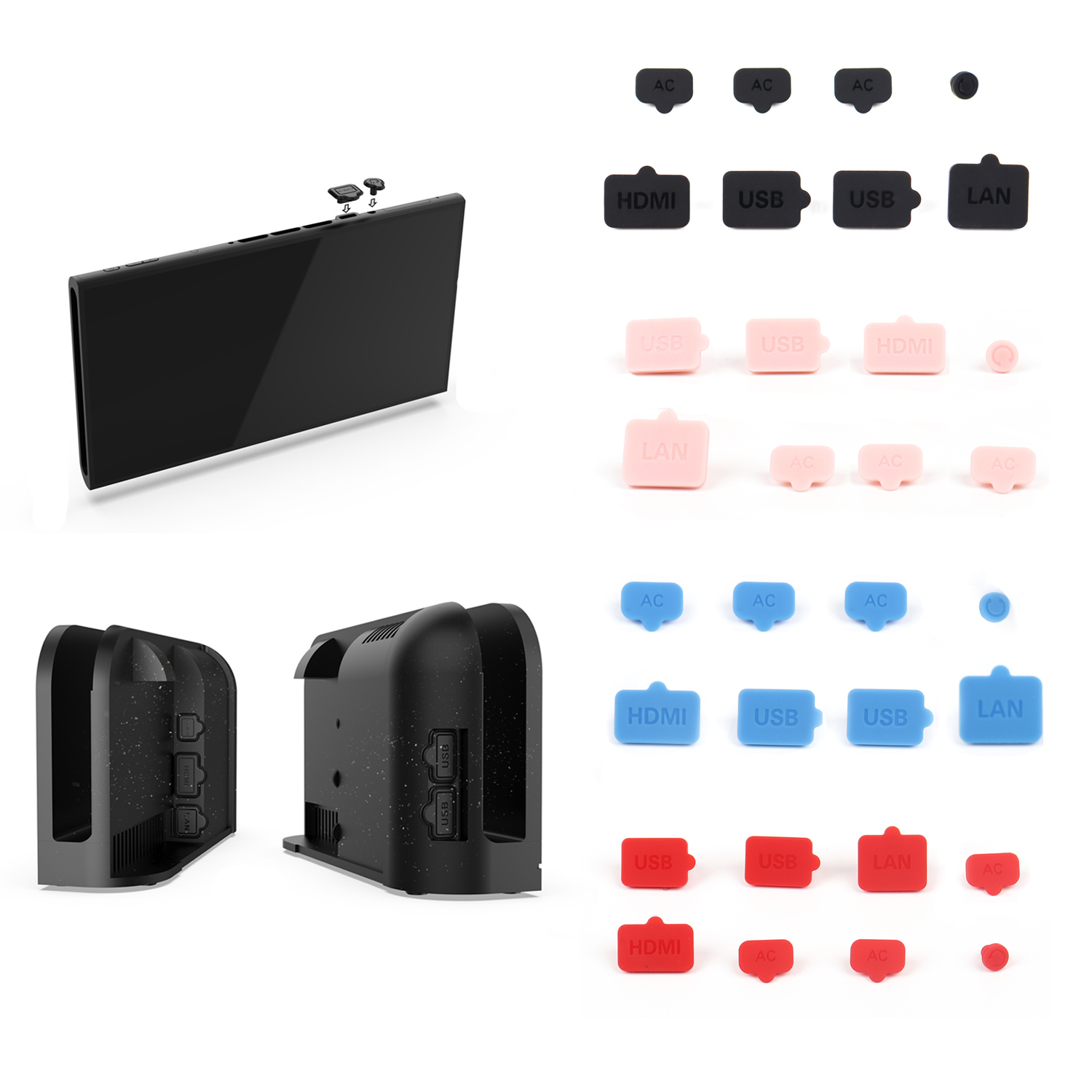 Anti-Dust Plug Silicone USB HD - Gaming Console Nintendo Switch のレビューと価格