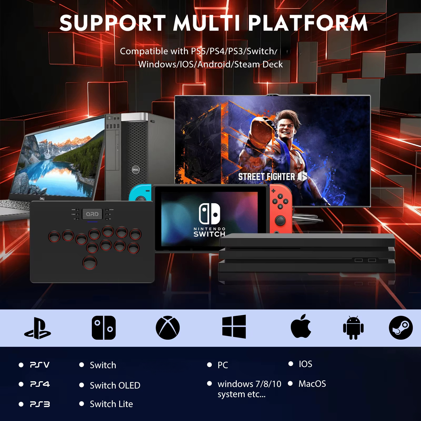 QRD Maestro S3 Wireless Hitbox - Gaming Console Gp Pro のレビューと価格