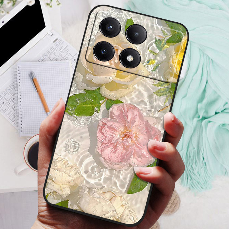 For Poco X6 Pro 5G Case Black  - Gaming Console X6 のレビューと価格