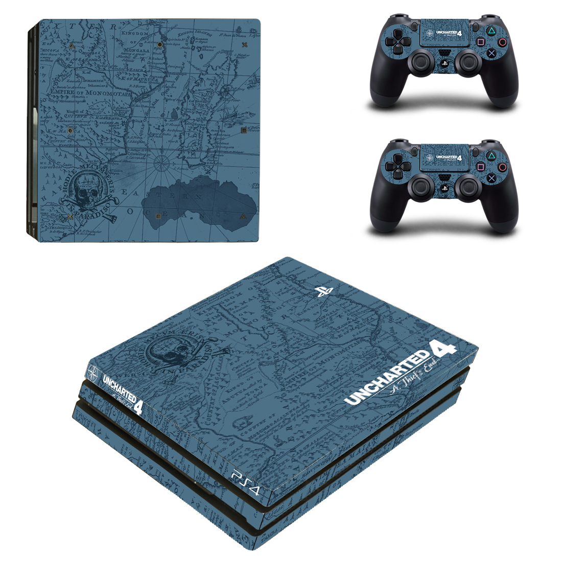 Uncharted 4 PS4 Pro Slim Skin  - Gaming Console Monitor のレビューと価格