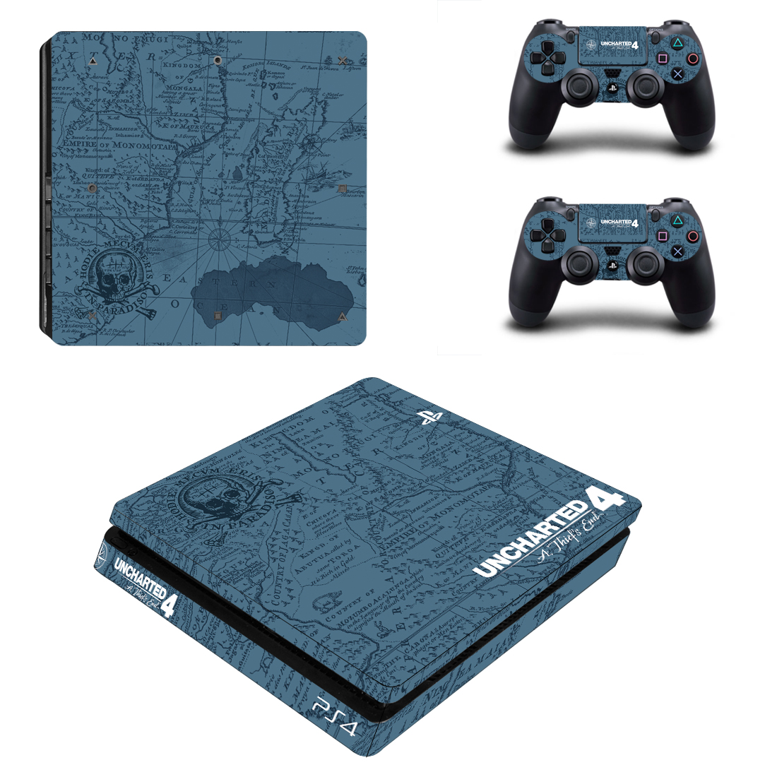 Uncharted 4 PS4 Pro Slim Skin  - Gaming Console Monitor のレビューと価格