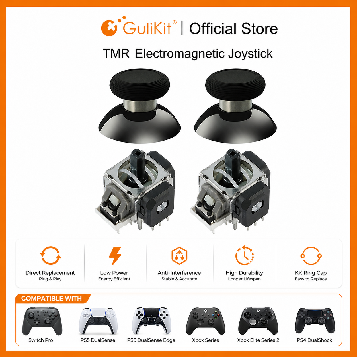 GuliKit TMR Joystick with Stic - Gaming Console Gp Pro のレビューと価格