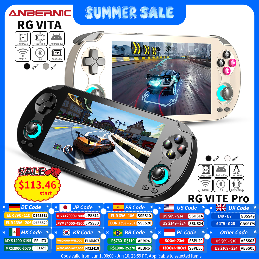 ANBERNIC RG VITA / RG VITA Pro - Pc Gaming Handheld Console のレビューと価格
