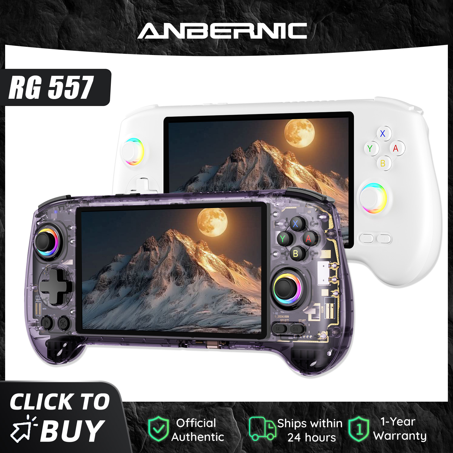 Anbernic RG557 Handheld Game C - Pc Gaming Handheld Console のレビューと価格