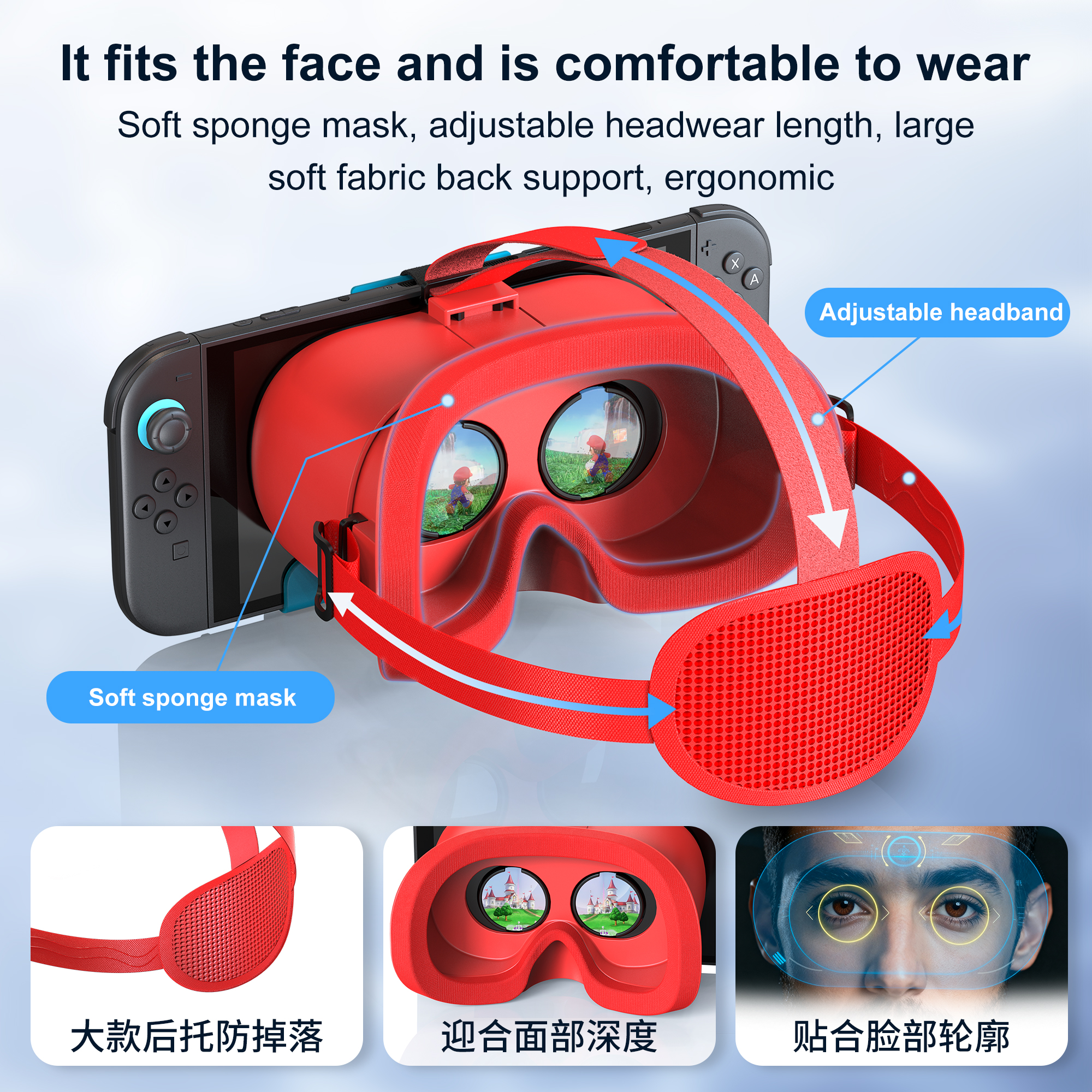 Upgraded VR Headset for Ninten - Gaming Console Headset のレビューと価格