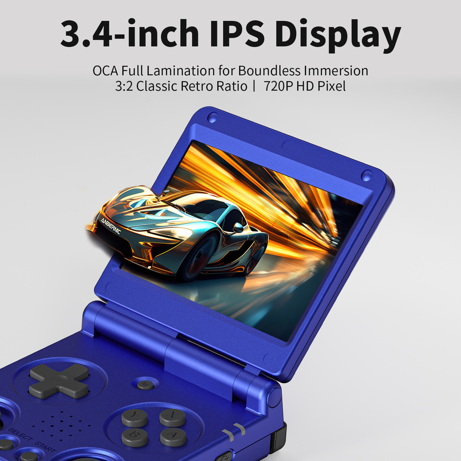 Anbernic RG34XXSP 3.4-Inch IPS - Pc Gaming Handheld Console のレビューと価格