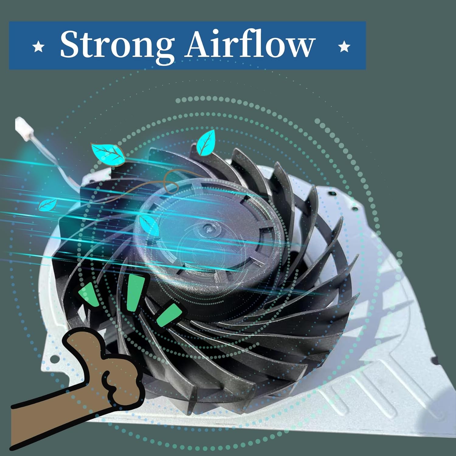 Original Inner Cooling Fan for - Gaming Console Monitor のレビューと価格