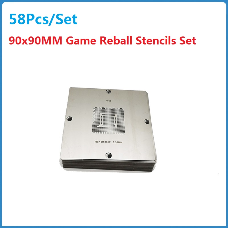 58Pcs/Set 90x90MM Game Stencil - Gaming Console Xbox 360 のレビューと価格